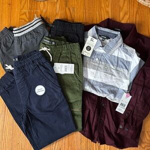 George Clothing Bundle 4pr Pants, 2 Shirts Sz M (7/8)